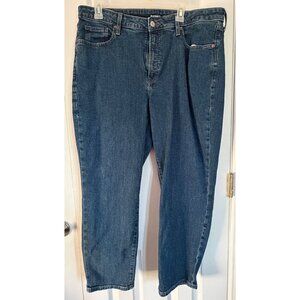 Womens Old Navy OG Straight High Rise Jeans size 16 Ankle Length